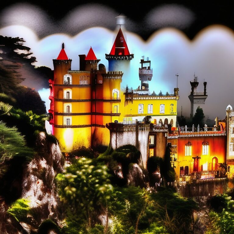 Sintra Portugal - The Pink Palace