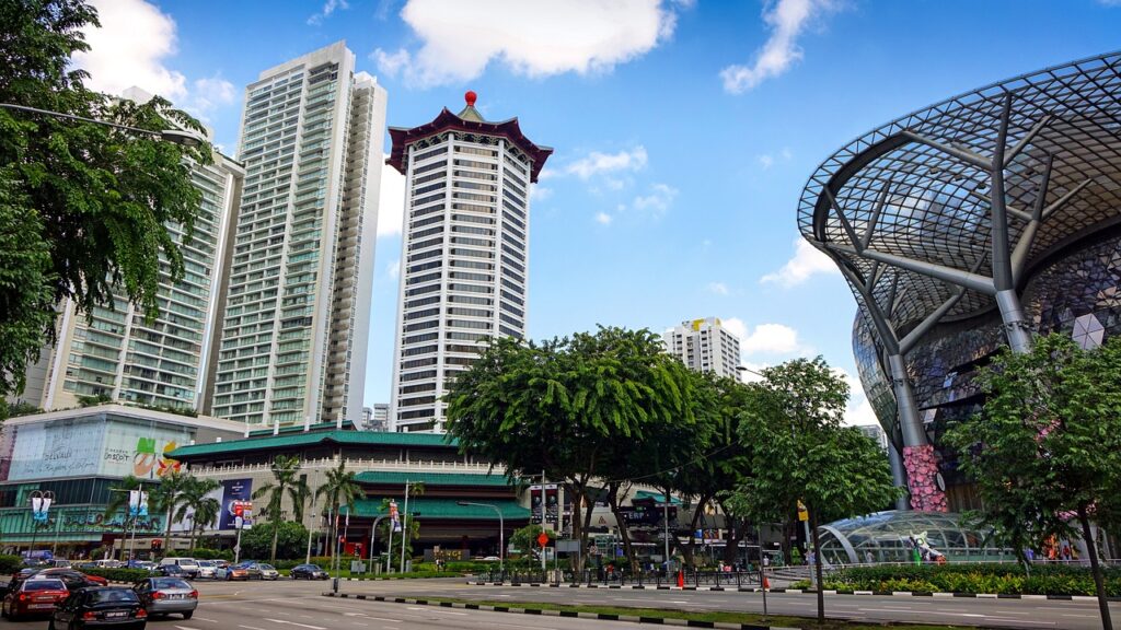 singapore, orchard road, tourist spot